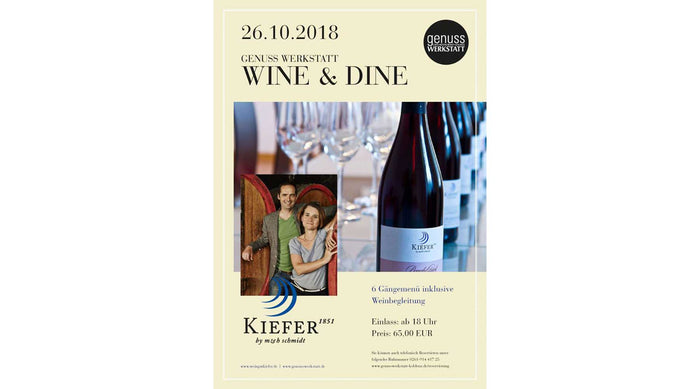 Wine & Dine am 26.10.18 in der Genusswerkstatt in Koblenz